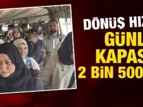 Suriyelilerin dönüşü günde 2 katına çıktı! AK Parti'den açıklama geldi